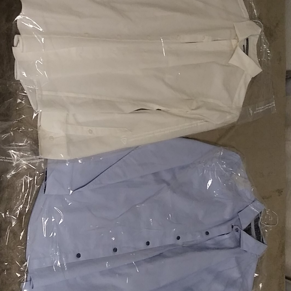 Two Slim Fit Dress Shirts for Men